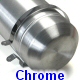 10 Inch Diameter Chrome Strap For Round Gas Fuel Tanks, Extreme Air Filters, Or Ump Air Filters