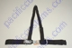 Tiger Deluxe Seat Belt Black 3 Inch Wide Lap With 2 Inch Wide Sewn In Shoulders V Point