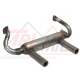 Tri-Mil 2 Tip Exhaust Unpainted 1300-1600Cc Up To 1973 Without Heat Risers