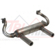 Tri-Mil 2 Tip Exhaust Unpainted 1300-1600Cc Up To 1973 With Heat Risers