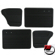 Tmi Black Vinyl Door And Quarter Panel Kit For 1956 To 1964 Beetle Without Door Pockets