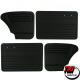 Tmi Black Vinyl Door And Quarter Panel Kit For 1965 To 1966 Beetle Without Door Pockets