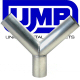 Ump Air Filter Y Pipe 3 Inch Diameter On 2 Sides And 4 Inch Diameter On One Side
