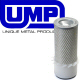 Ump Super Air Filter 6 Inch Can Replacement 10.25 Inch Paper Element For 10937s, 10937, 10938, 1093