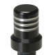 Black Anodized Billet Aluminum Gas Tank One Way Check Valve Roll Over Vent 3/4 Tall 9/16 Diameter