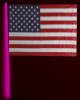 Safeglo Brand Extra Heavy Duty 6 Foot Pink LED Whip Antenna To Hold A 3 Foot By 5 Foot Flag